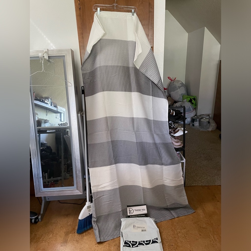 NWT Linen Shower Curtain
